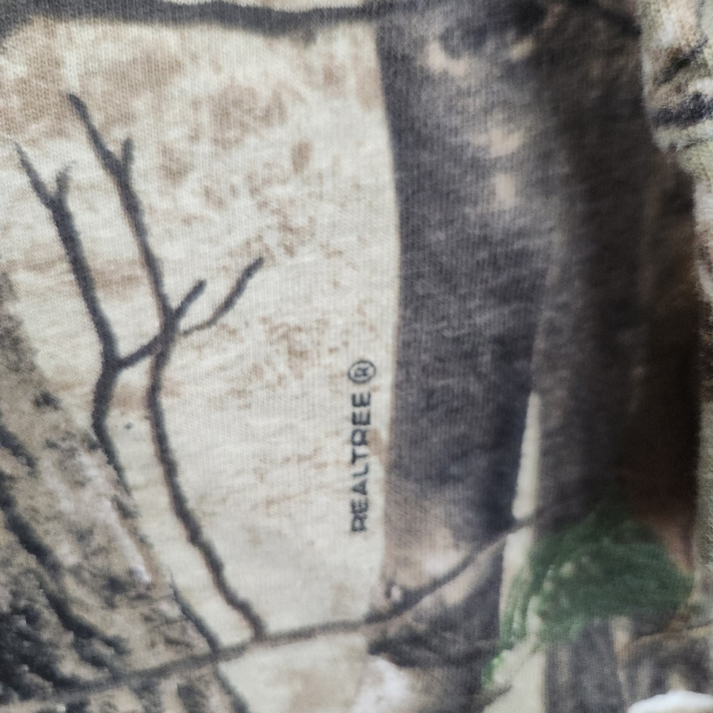 Russell Outdoors Shirt Mens XL Realtree Camo Explorer Mock Neck Hunting Tee - Picture 6 of 12